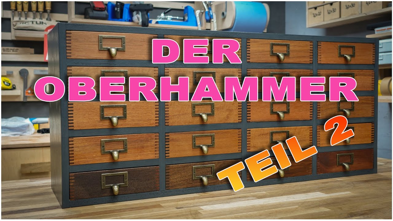 Nun ist es komplett! Apothekerschrank bauen Teil 2 - Ist es doch nicht so schön?