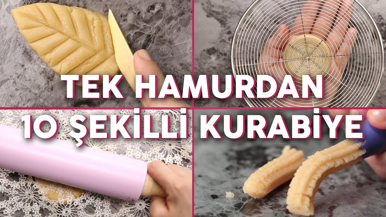 Kalıp Kullanmadan Evdeki Malzemelerle Şekil Verebileceğiniz 10 Çeşit Kurabiye Tarifi