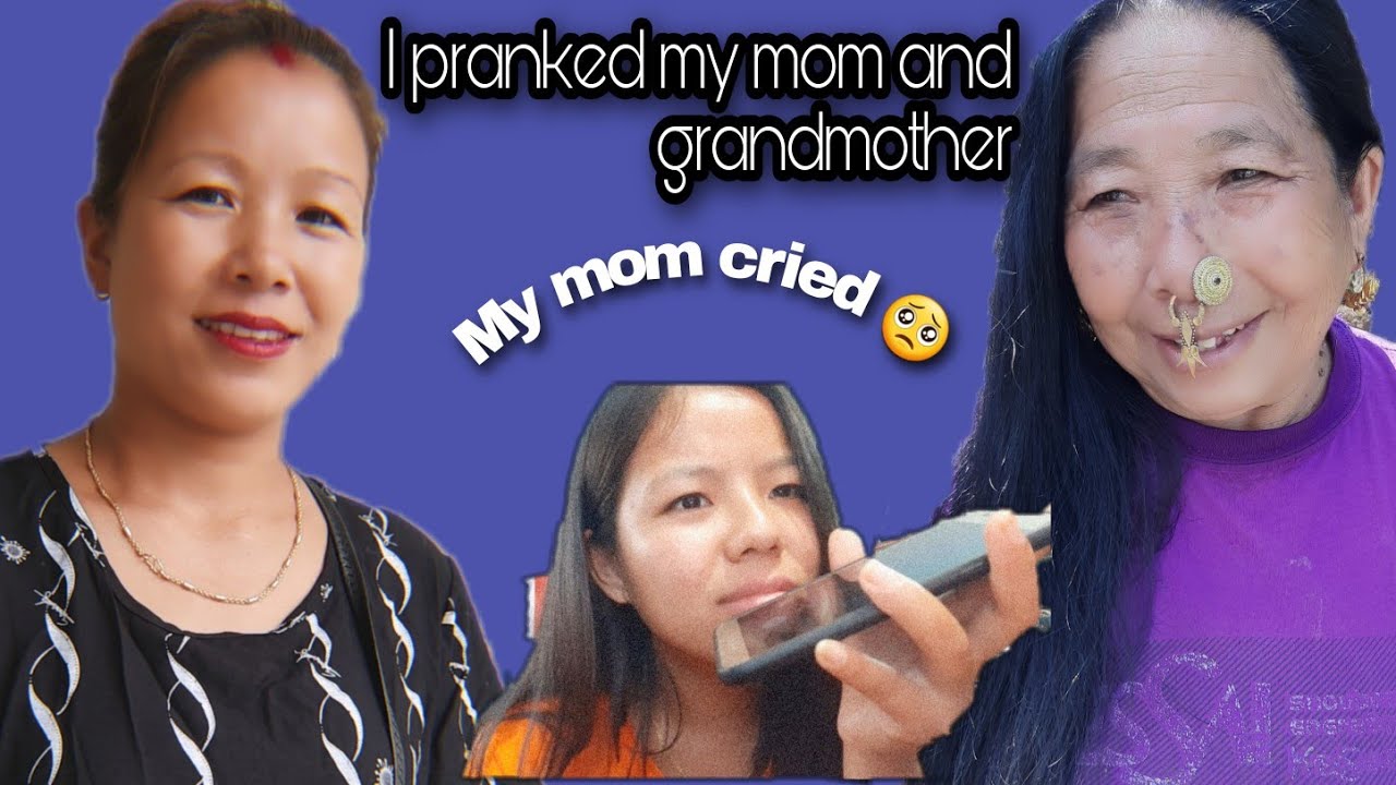 I got married prank to my mom and grandmom/Got emotional/CzzlingRoynee #prank #prankvideo