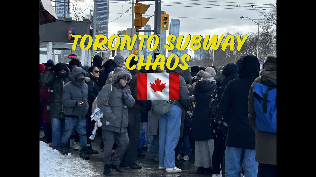 Toronto Subway Bloor-Danforth Line Down |Chaotic Scene and Frustrated Riders| Feb 3,2026