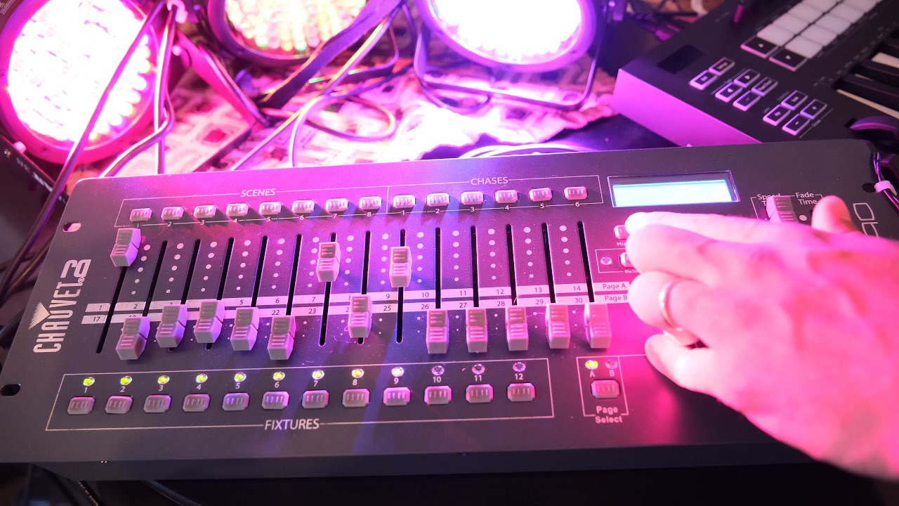 DMX Lighting Basics using Chauvet Obey 70 pt.2 of 3