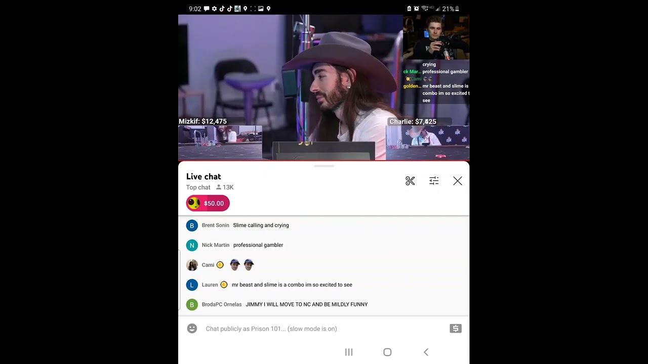 Mr Beast and Ludwig talk poker before tomorrow's tournament