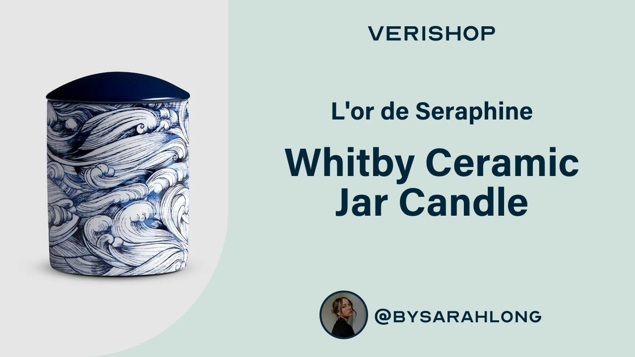 L'or de Seraphine Whitby Ceramic Jar Candle Review