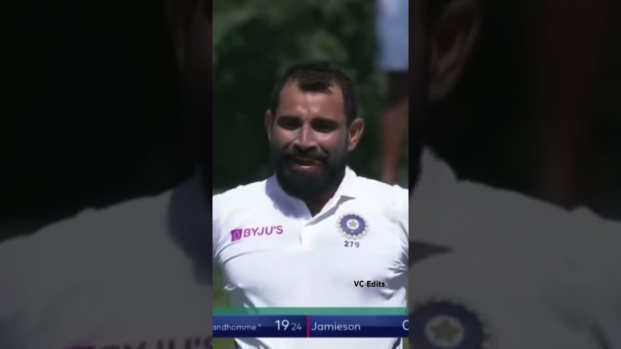 Mohammed Shami Crazy Late Swing vs New Zealand #india #cricket #indiacricket #shami
