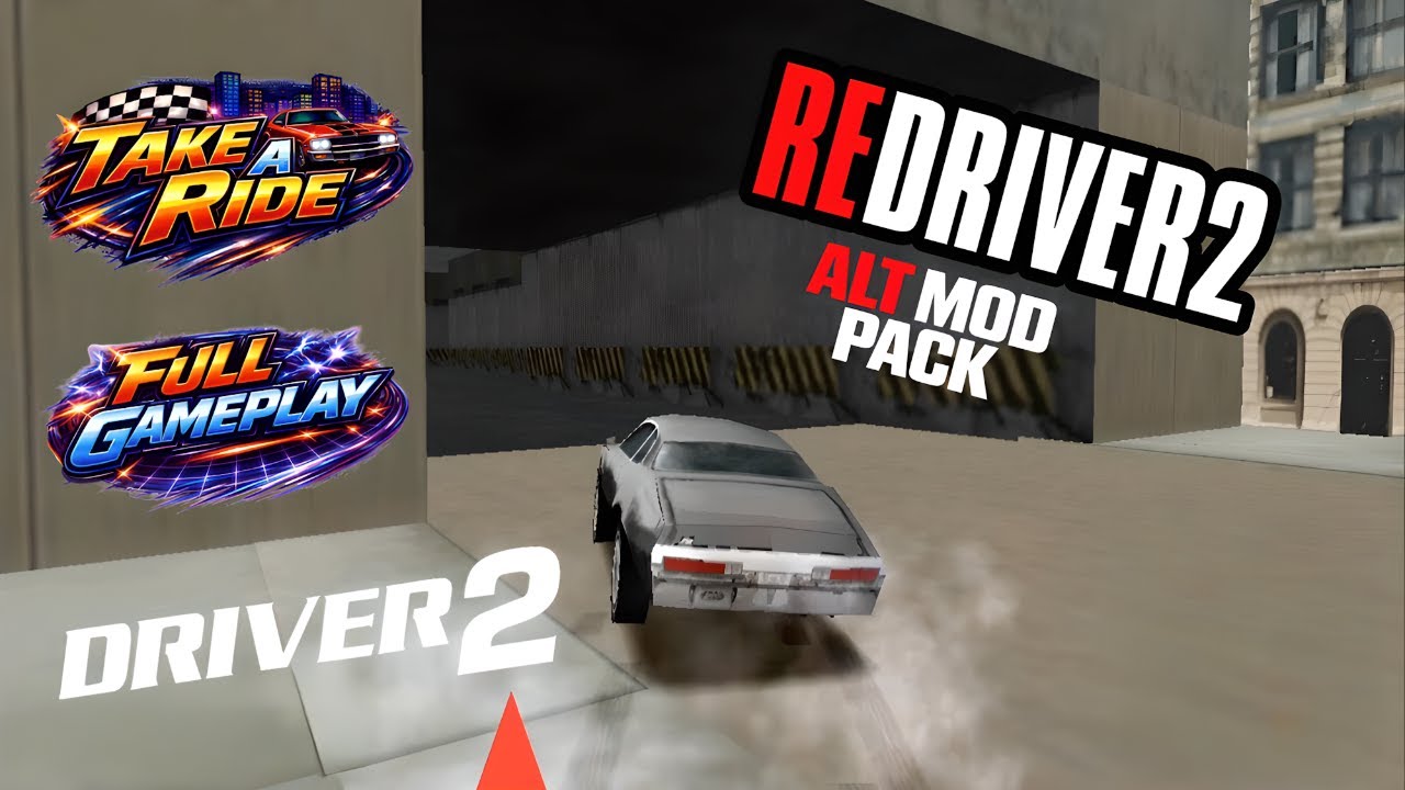 (REDRIVER 2 ALT MOD PACK) - Driver 2 - Take A Ride - [Full Gameplay]