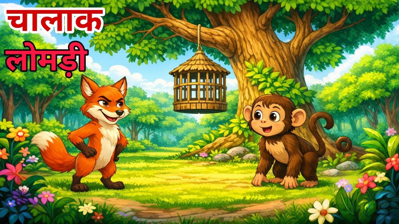 एक चाल ने सब बदल दिया | चालाक लोमड़ी और मासूम बंदर | Jungle Moral Story