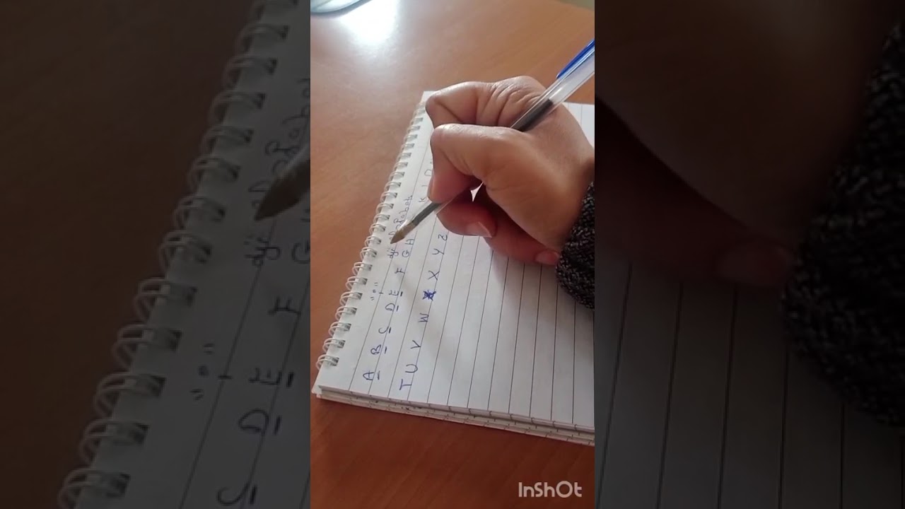 Alphabets in English  language (A, B, C.......)