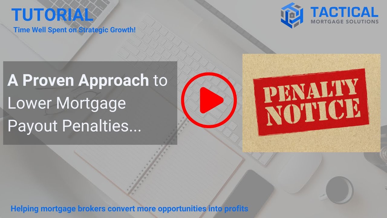 TMS Tutorial - How Strategy Cut a Mortgage Penalty by $6,000...
