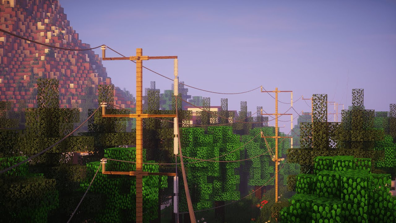 POWER LINES IN MINECRAFT 6 (Welcome to Lemoyne!)