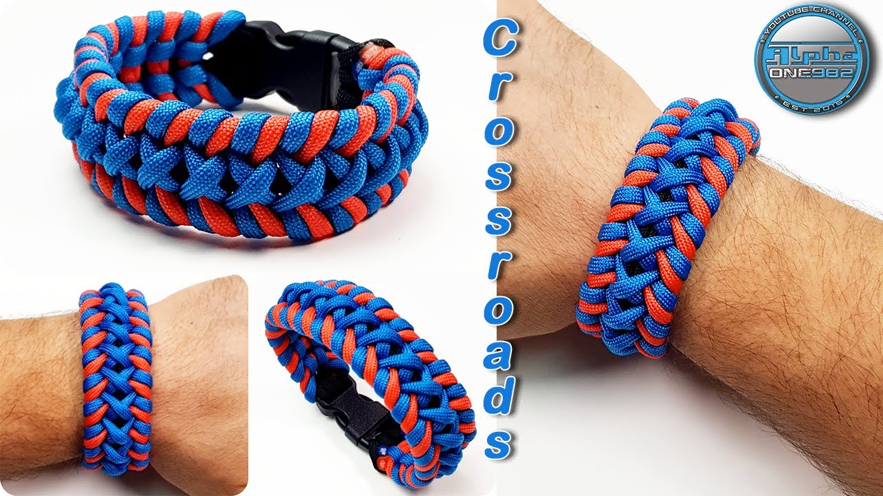How to Make Awesome Paracord Bracelet Crossroads World of Paracord Tutorials DIY