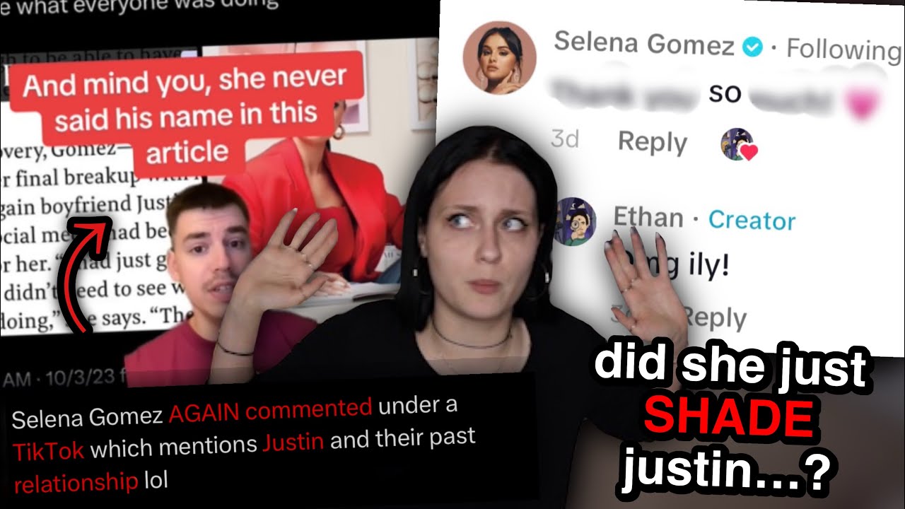 Selena Threw SHADE at Justin Bieber in TikTok Comment...?