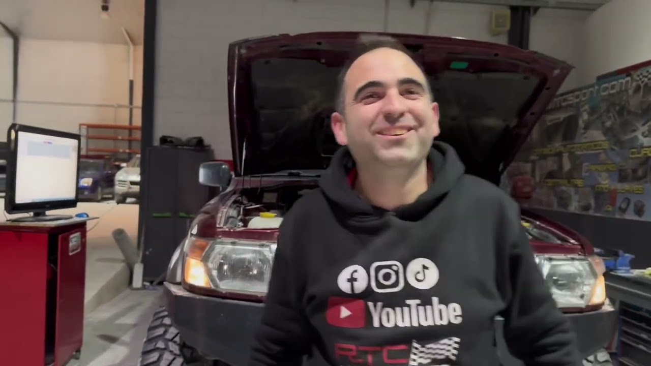LANZANDO EN EL BANCO DE POTENCIA EL PATROL CON EL TURBO HÍBRIDO!!!