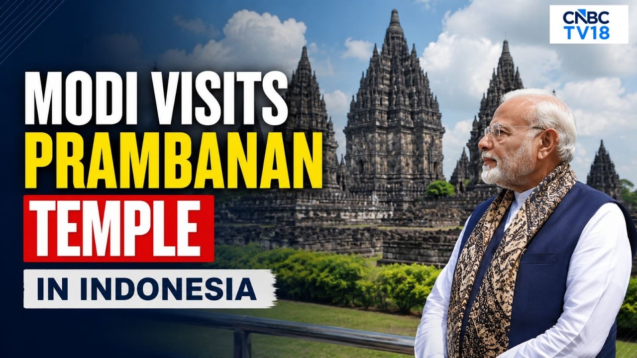 Premier Modi modli się w liczącej 1000 lat indonezyjskiej świątyni Prambanan | N18V
