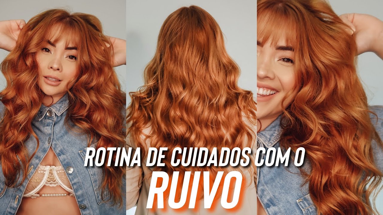 COMO EU CUIDO DO MEU CABELO RUIVO - Rotina, Retoque raiz, produtos favoritos...