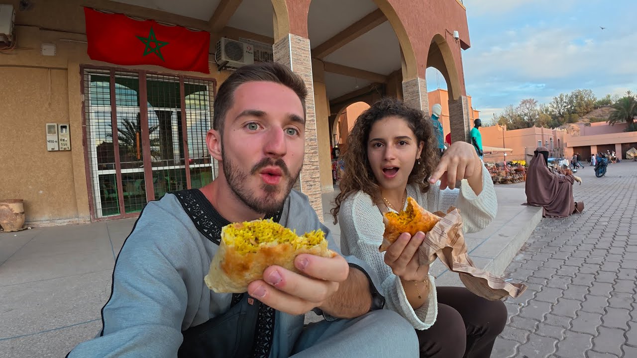 Je suis CHOQUÉ par cette STREET FOOD à 0,60€ au Maroc 🇲🇦