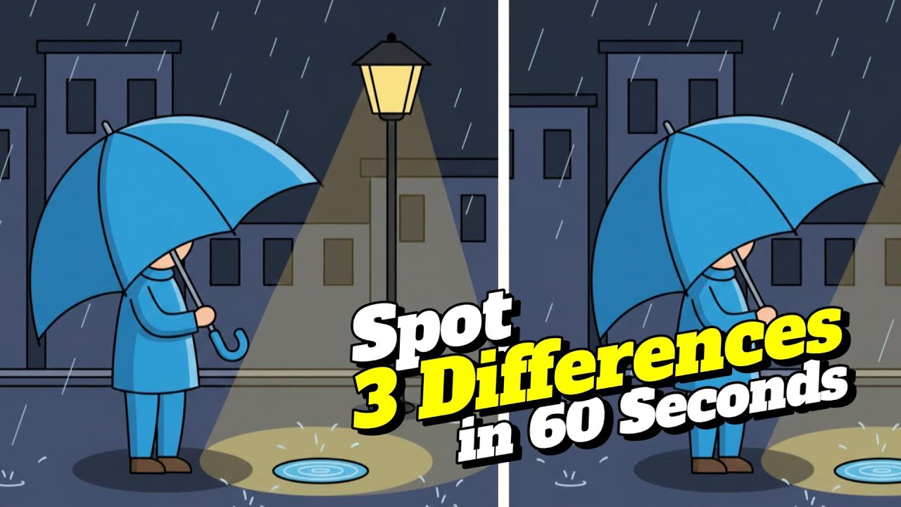 Spot 3 Differences #8 #brainflexarena #spotthedifferencegame #logicpuzzles
