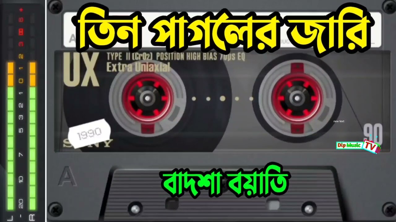 তিন পাগলের জারি। বাদশাহ বয়াতি।