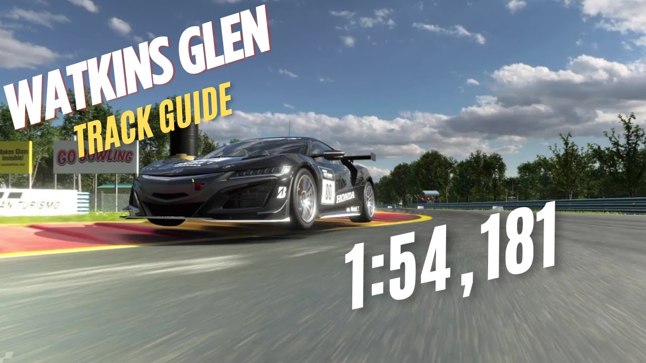 GRAN TURISMO 7/ Watkins Glen TRACK GUIDE Gr.4 Honda NSX