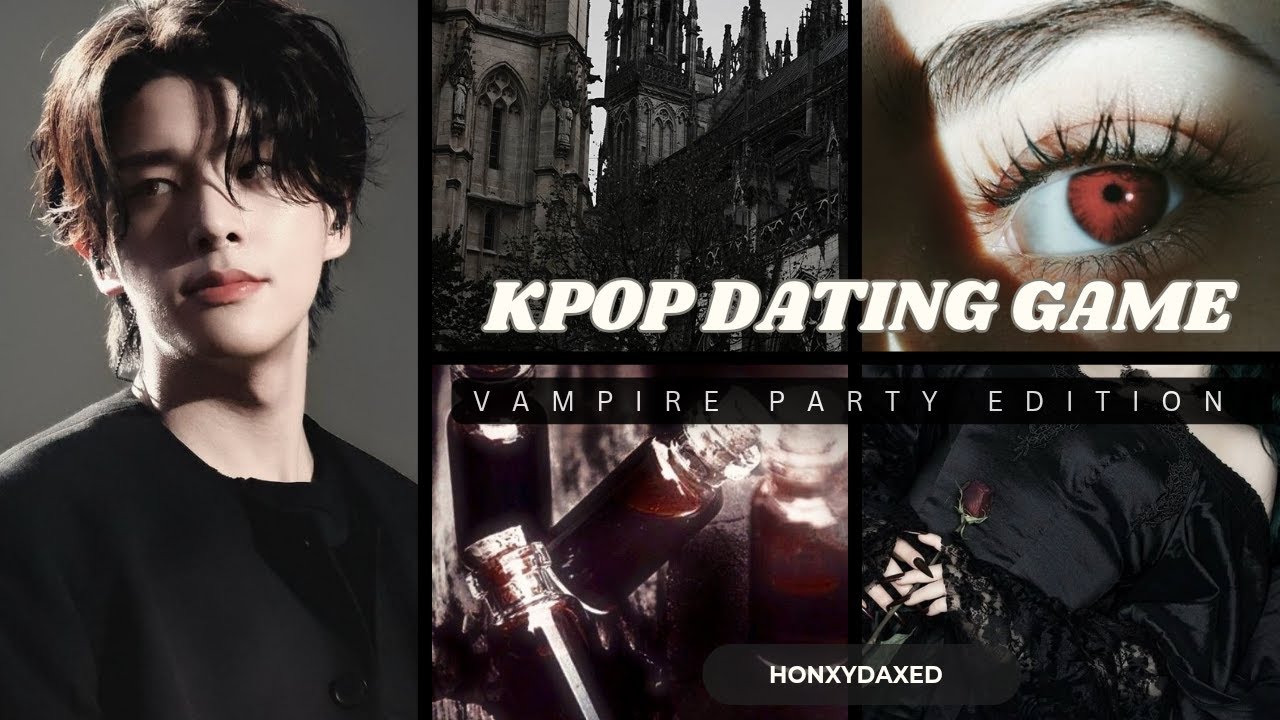 Kpop dating game | vampire party edition 🧛‍♂️