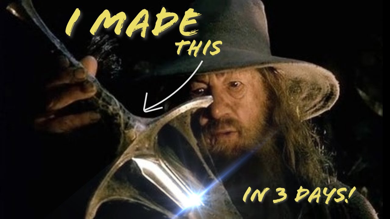 Eli Kettner Makes Glamdring: Gandalf's Sword from LOTR