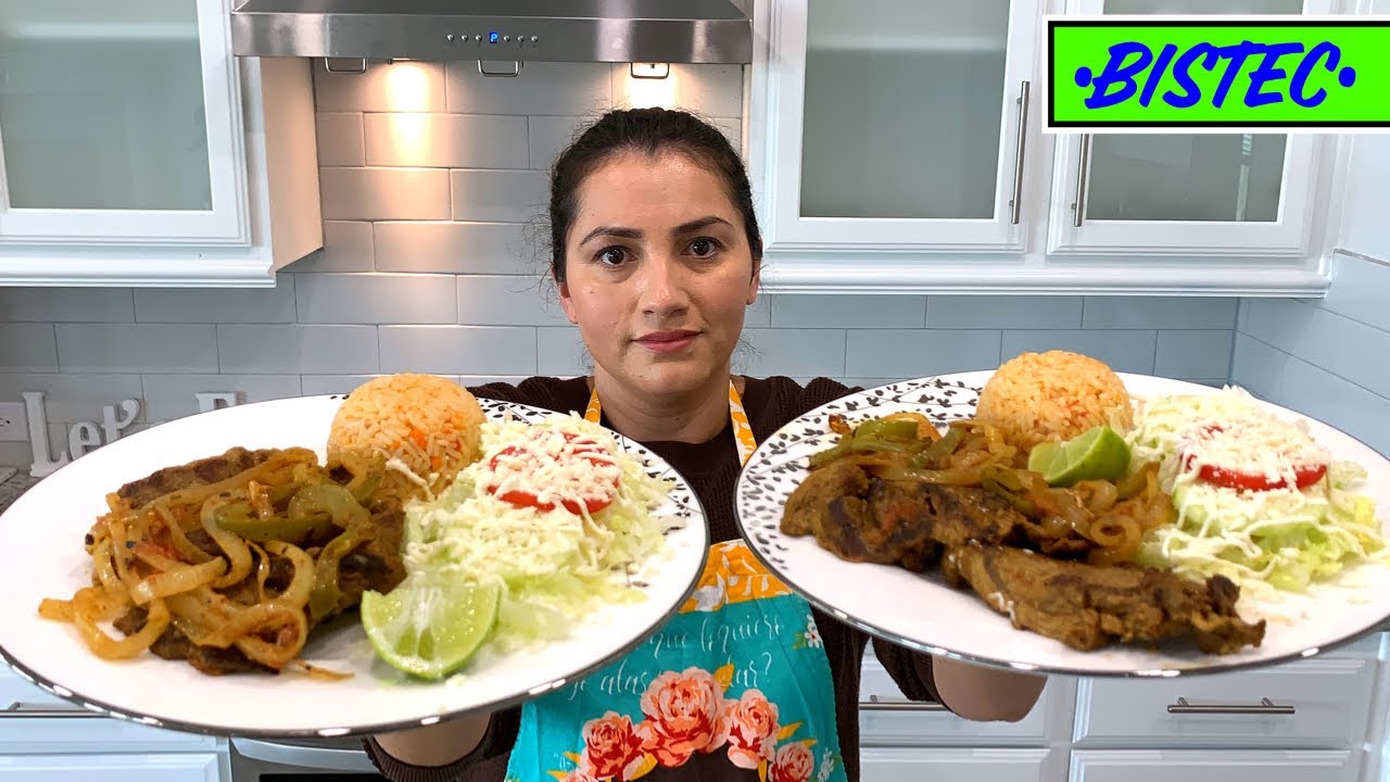 Bistec encebollado