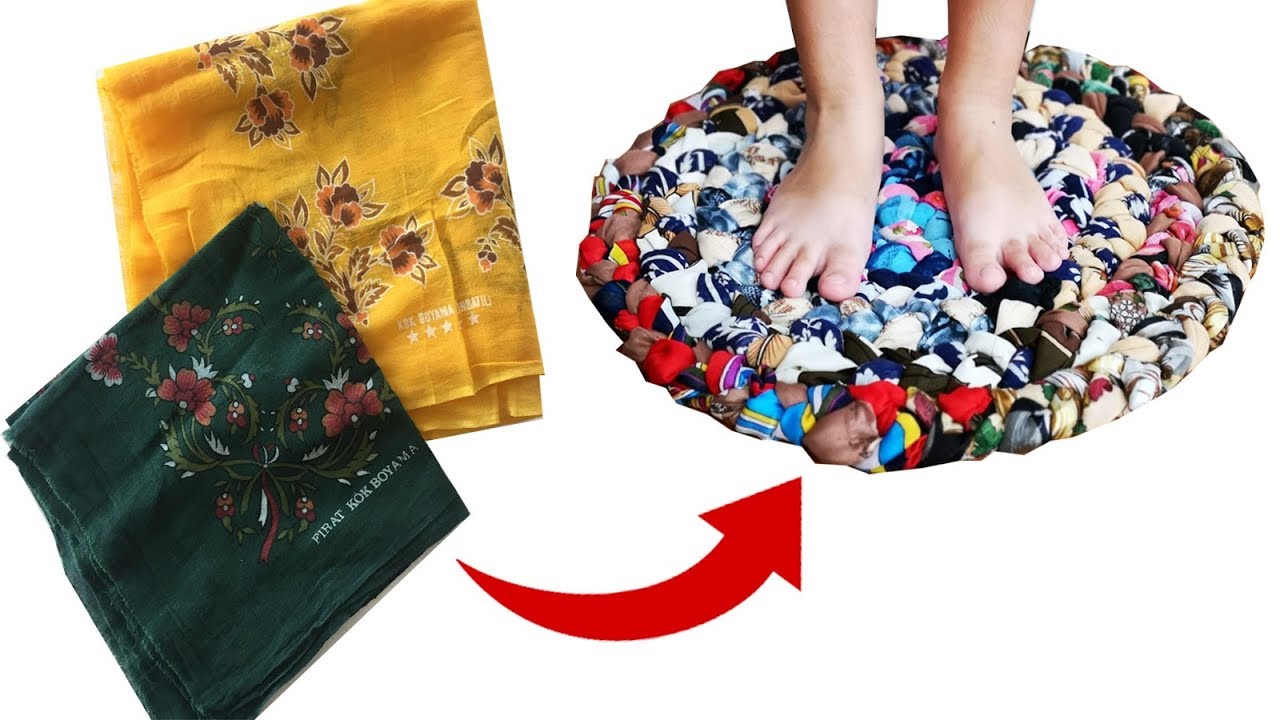 Eski Tülbentlerden Paspas Yapımı | Turn Old Scarves into Doormat