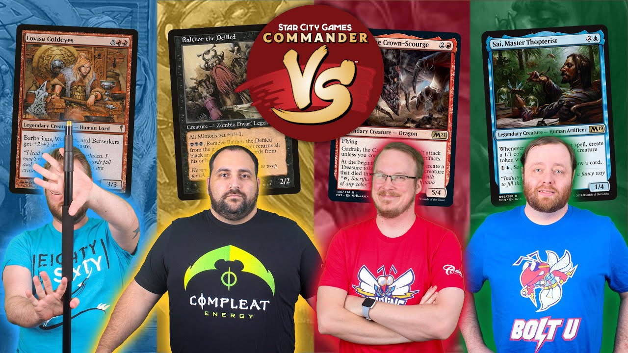Commander VS #236: Lovisa VS Balthor VS Gadrak VS Sai | MTG Gameplay