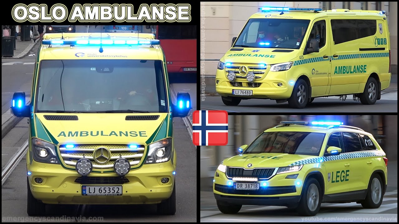Ambulanse Oslo / Norwegian ambulances responding (collection) part 3