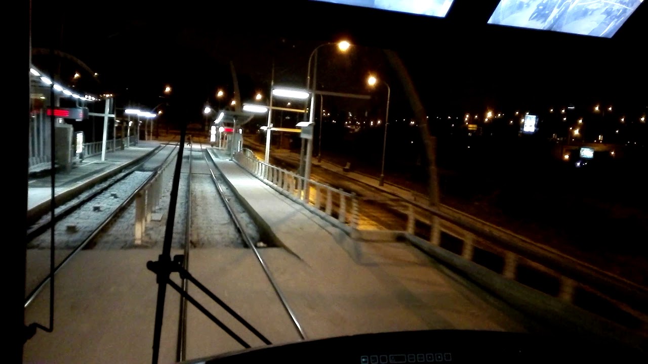 Prague tram line 5 snow(Sídliště Barrandov - Ústřední dílny DP)