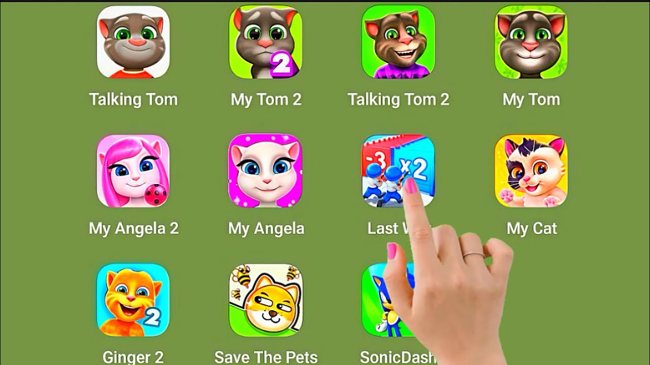 Which one do you like? Talking tom, My Angela, My Cat, Last War, Ginger🩵 #talkingtom #angela #ginger