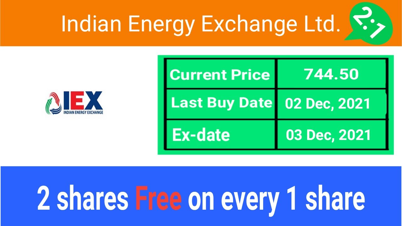 indian energy exchange share latest news | iex share news |  iex share | IEX Bonus | 2:1 Bonus