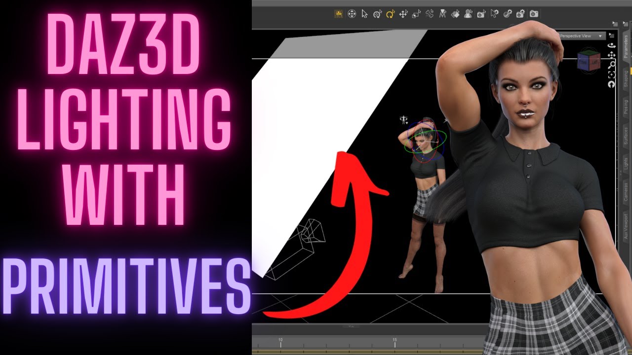 Daz Lighting Tutorial pt1: Primitives