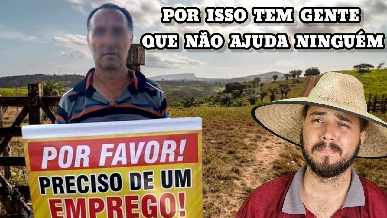 Caboclo comoveu o Capataz da fazendo, ganhou o serviço e conseguiu decepcionar no final