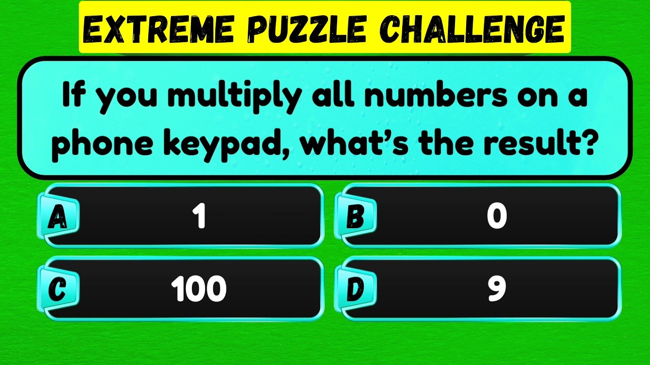 20 Super Tricky IQ Questions That Will Break Your Brain!🧠 Only 1% Can Solve These 20 IQ Questions!