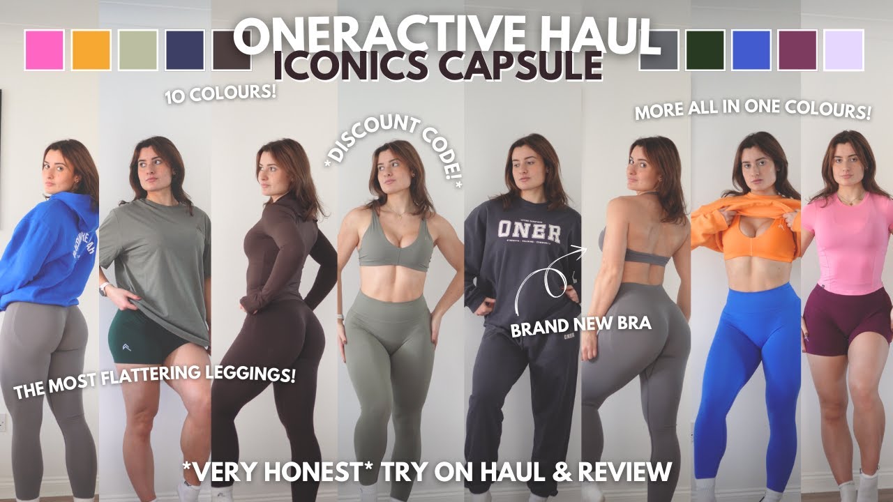 OnerActive try on haul & review | ICONICS CAPSULE, activewear and lounge | *very honest*