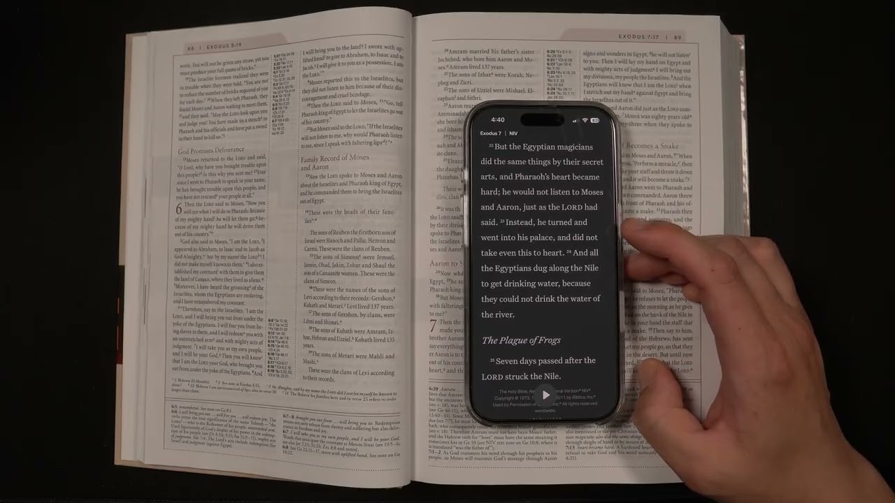 Exodus 7-9, Psalm 19