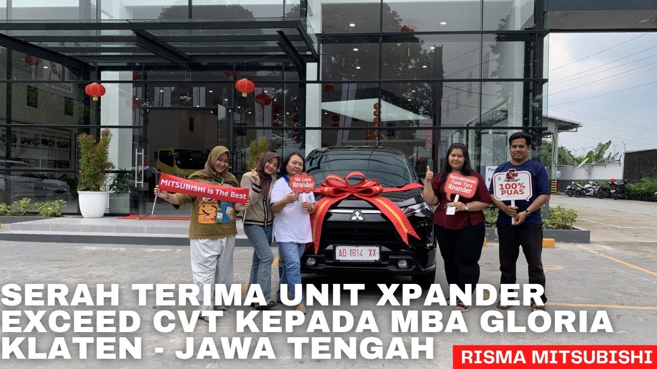 Serah Terima Xpander Exceed CVT Hitam Kepada Mba Gloria dari Klaten, Jawa Tengah