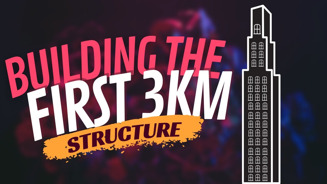 Building the first 3km structure. Insane engineering🤯