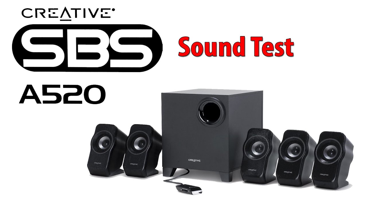 Creative A520 Audio Test ( Perfect quality no distortion)