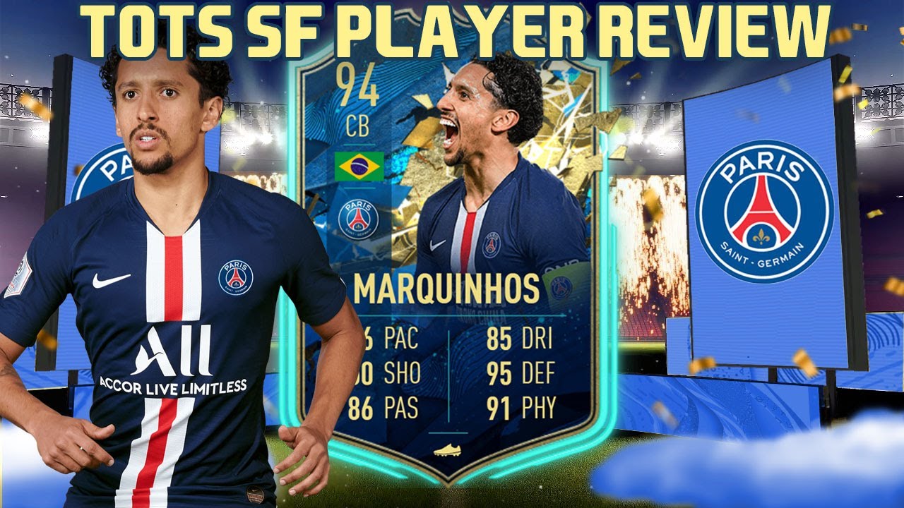 BETTER THAN THIAGO SILVA? 94 TOTSSF MARQUINHOS PLAYER REVIEW! FIFA 20 ULTIMATE TEAM
