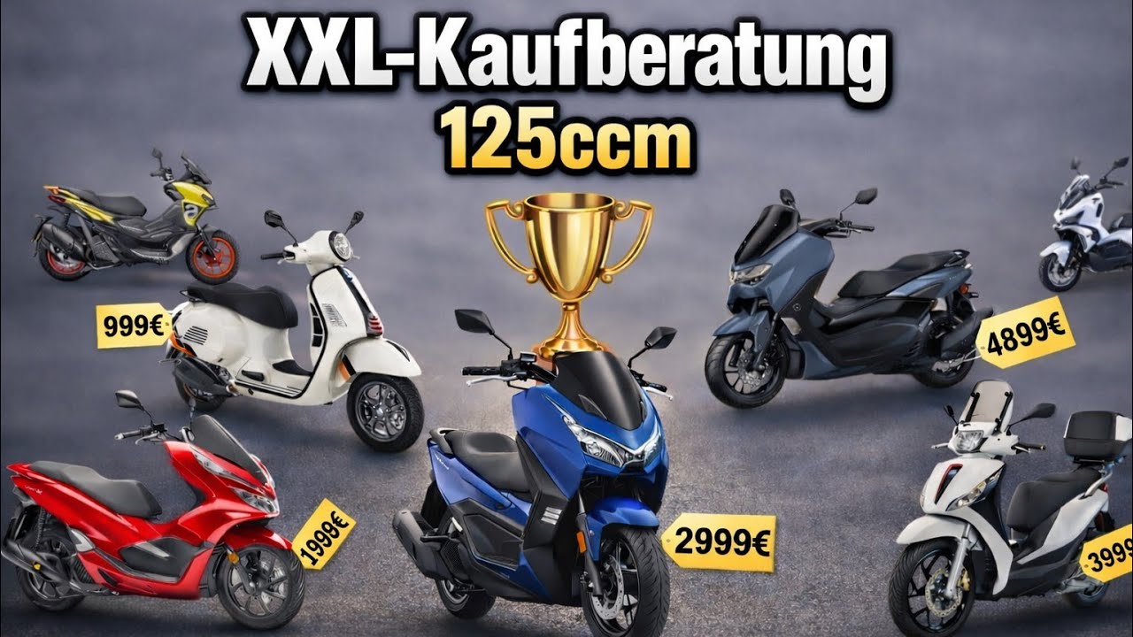 Der BESTE Überblick für 125-ccm-Roller 2025!