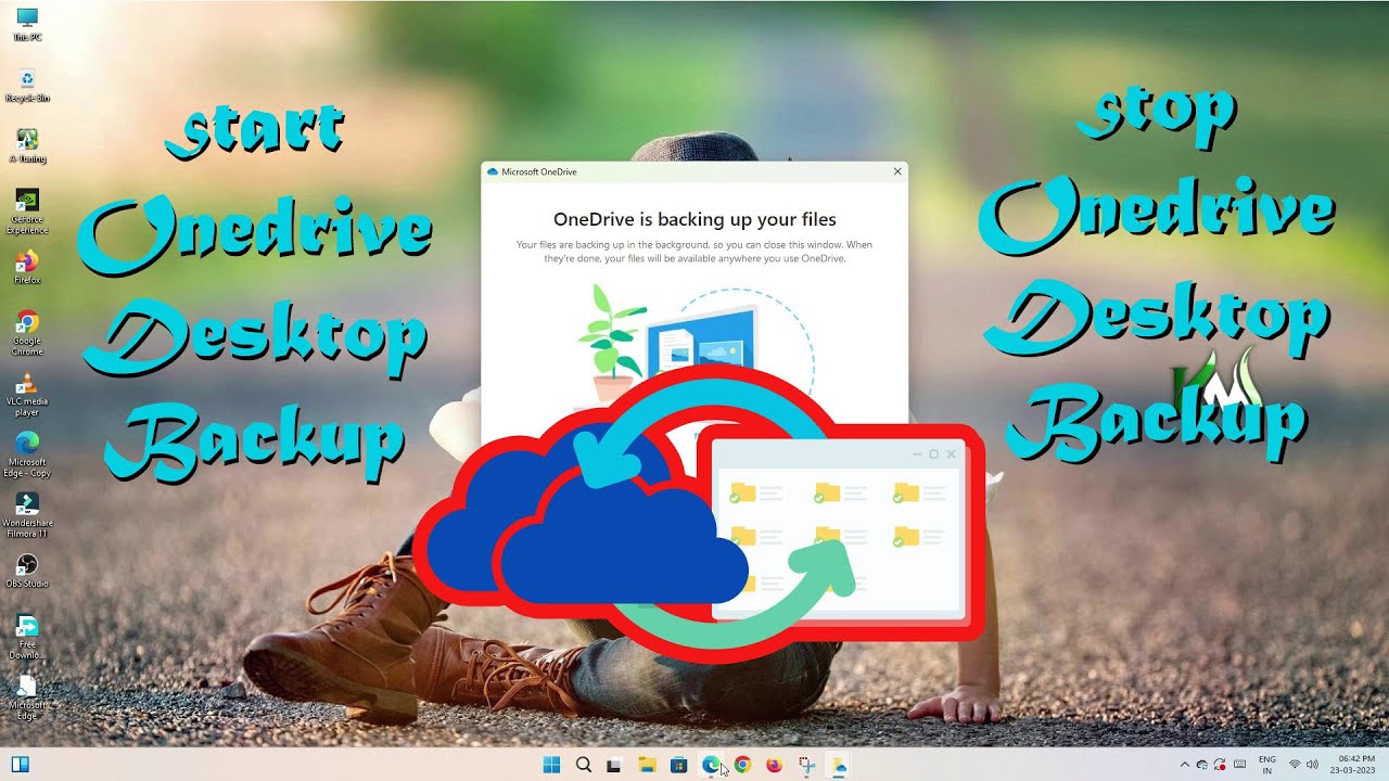 Start & Stop OneDrive Backup Desktop & Documents | KMS Studio