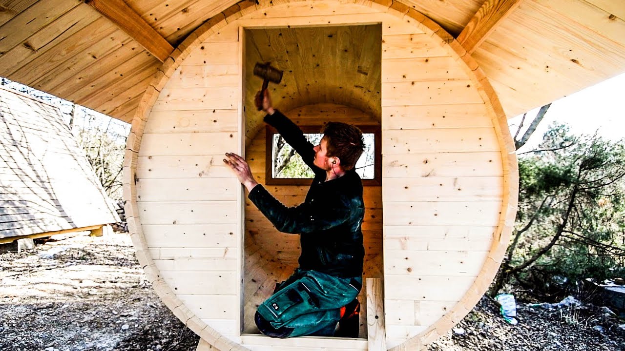 BARREL SAUNA - DIY in 2 days