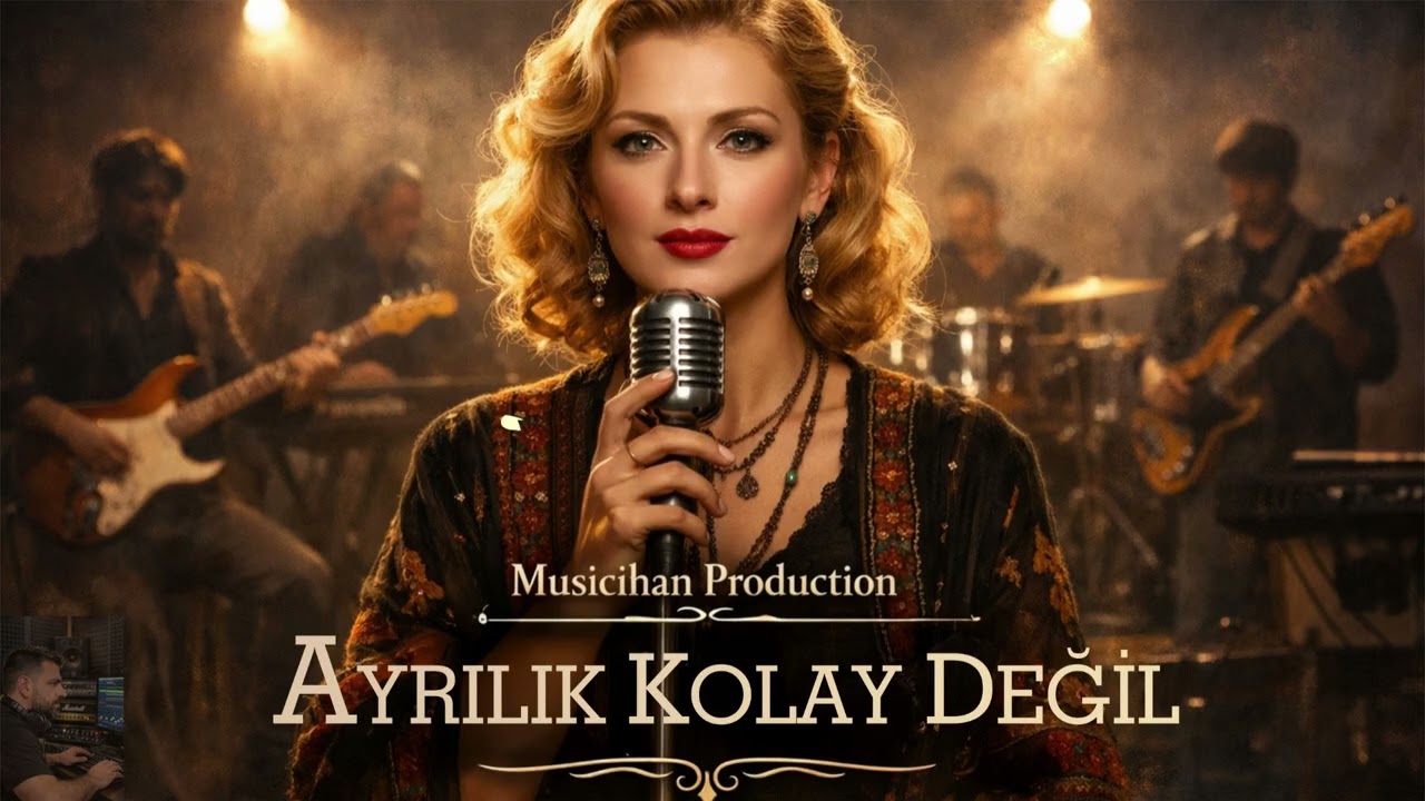 AYRILIK KOLAY DEĞİL – AI Cover | Musicihan Production (Arabesk Slow Cover)