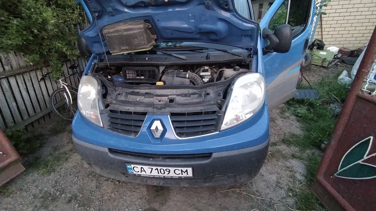 Рено трафік, опель віваро. Заміна ламп н4