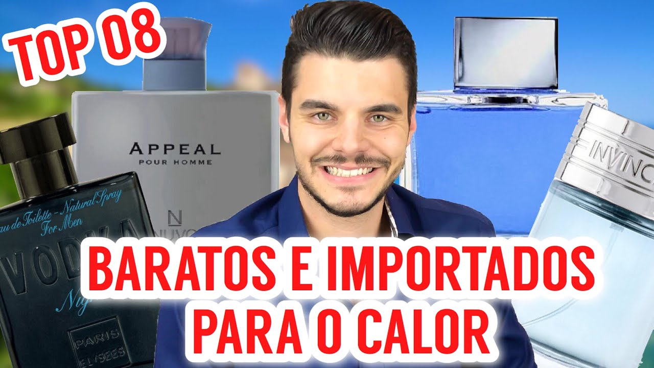 TOP 08 PERFUMES IMPORTADOS BARATOS PARA O VERÃO | CALOR