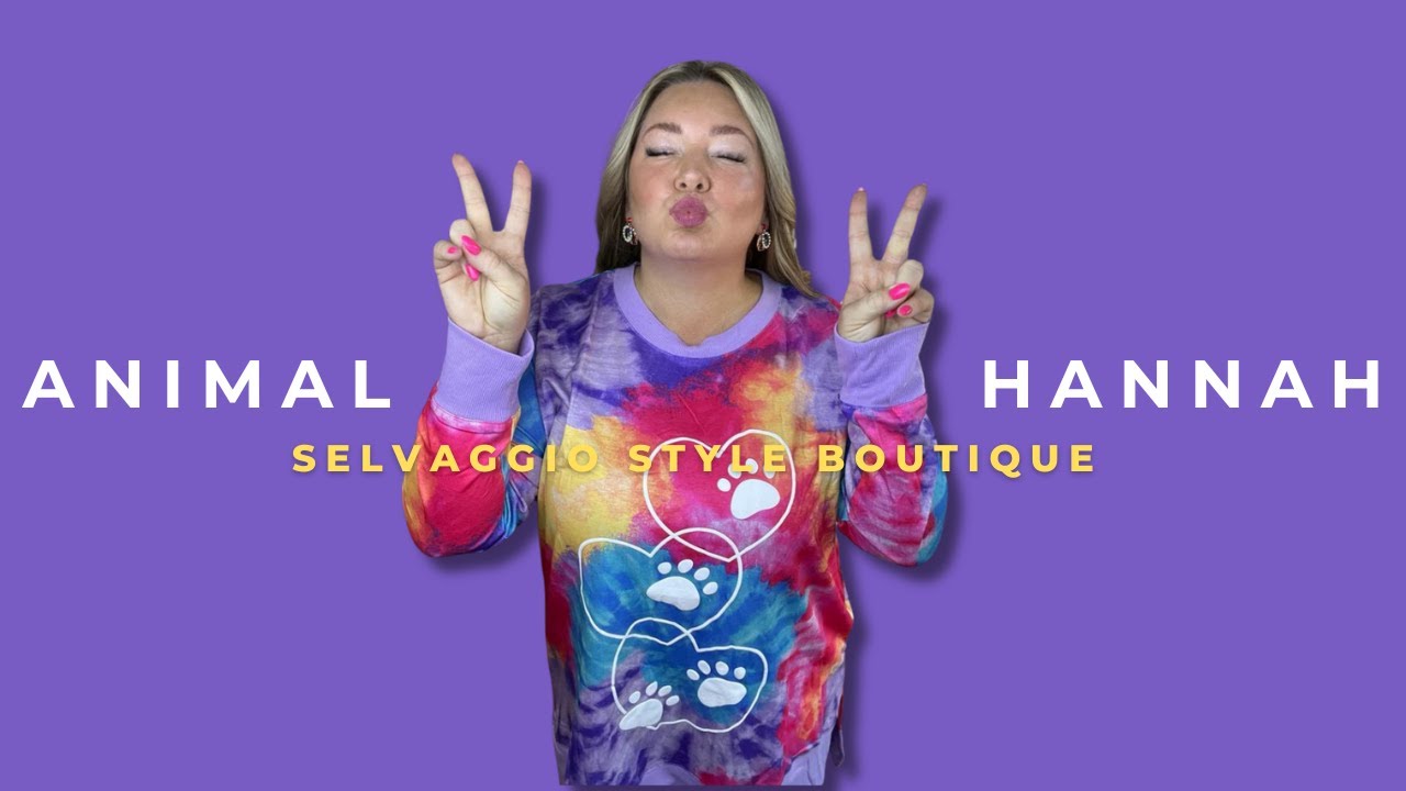 Crewneck Sweatshirt- Meet Hannah (Animal Lovers Collection)
