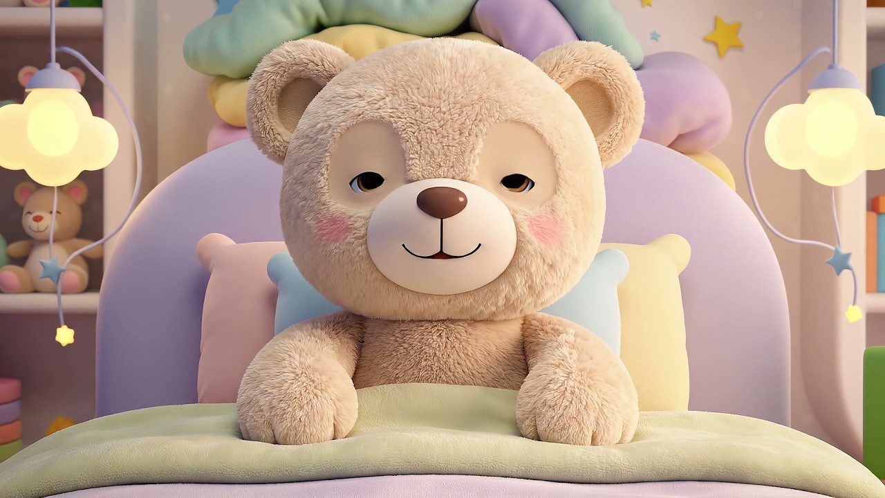 Cinco Ositos de Peluche Tiernos se Abrazan | Canciones para Dormir y Rimas Infantiles