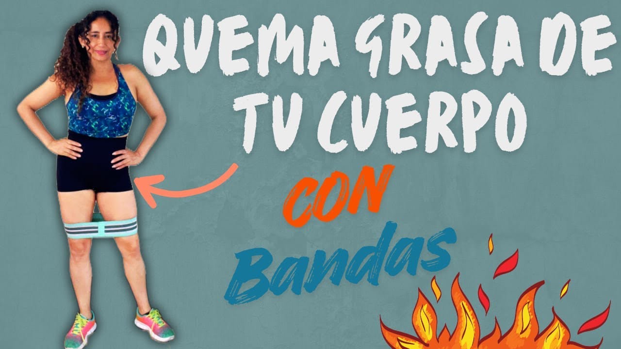 🚨Como quemar grasa de tu cuerpo con banda de resistencia 🔥
