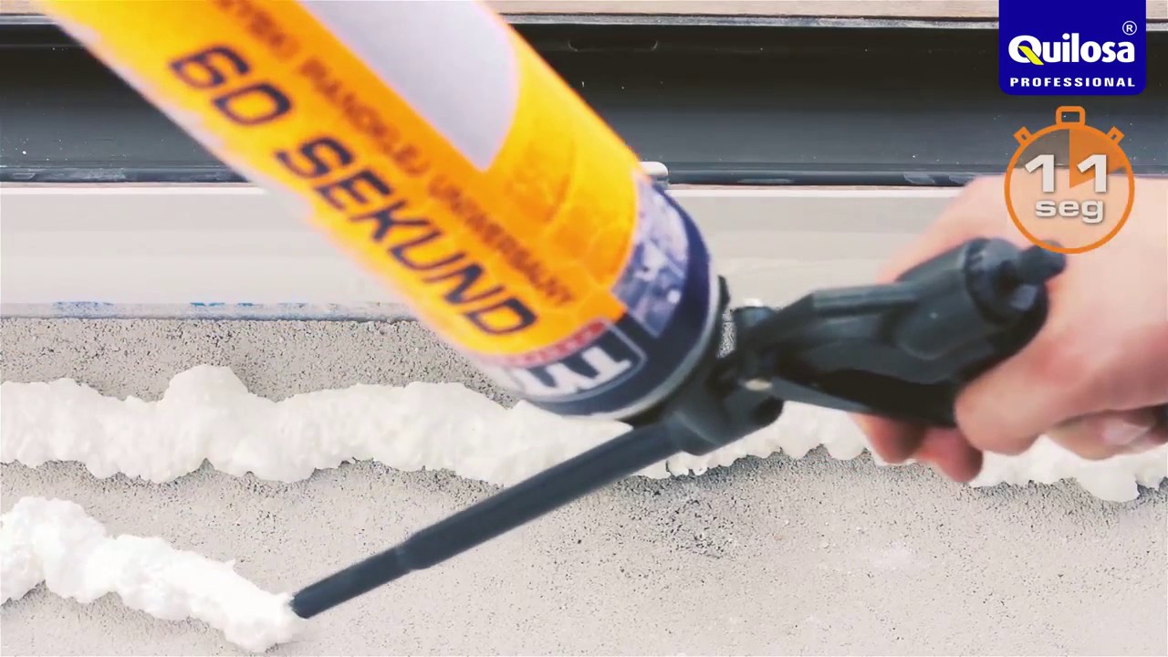 Quilosa FIJACIÓN 60 SEG   Adhesivo espuma universal ultrarrápido